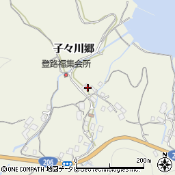 長崎県西彼杵郡時津町子々川郷63周辺の地図