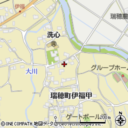 長崎県雲仙市瑞穂町伊福甲217周辺の地図