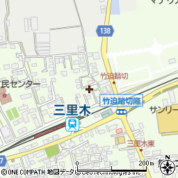 熊本県菊池郡菊陽町津久礼2950-5周辺の地図