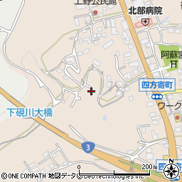 熊本県熊本市北区四方寄町1551-5周辺の地図