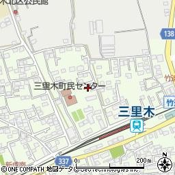 熊本県菊池郡菊陽町津久礼2964-23周辺の地図