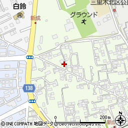 熊本県菊池郡菊陽町津久礼3027-18周辺の地図