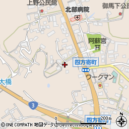 熊本県熊本市北区四方寄町1623-2周辺の地図