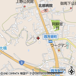 熊本県熊本市北区四方寄町1623周辺の地図