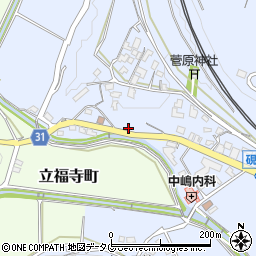 熊本県熊本市北区硯川町1012周辺の地図