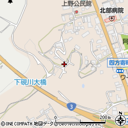 熊本県熊本市北区四方寄町1553-6周辺の地図