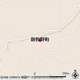 長崎県長崎市新牧野町周辺の地図