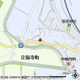 熊本県熊本市北区硯川町1118周辺の地図
