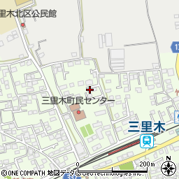 熊本県菊池郡菊陽町津久礼2964-28周辺の地図