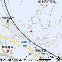 熊本県熊本市北区硯川町496-4周辺の地図