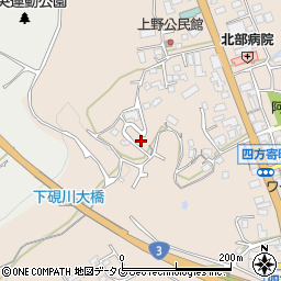 熊本県熊本市北区四方寄町1554-6周辺の地図