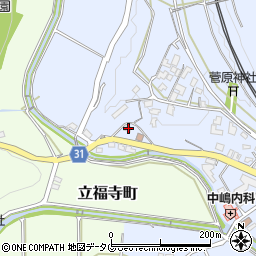 熊本県熊本市北区硯川町1116周辺の地図