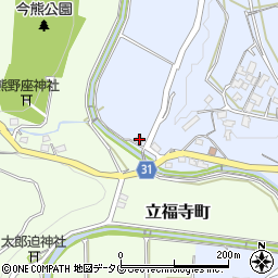 熊本県熊本市北区硯川町7周辺の地図