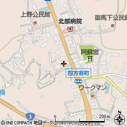 熊本県熊本市北区四方寄町1616周辺の地図