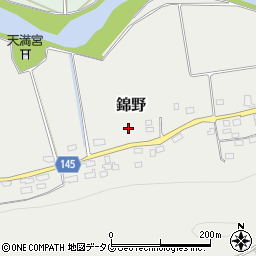 熊本県菊池郡大津町錦野96周辺の地図