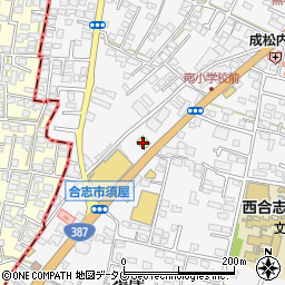 しゃぶ葉熊本合志店周辺の地図