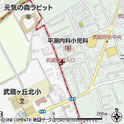 武蔵野台ハイツ周辺の地図