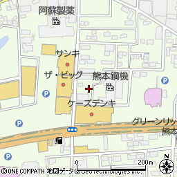 熊本県菊池郡菊陽町津久礼14周辺の地図