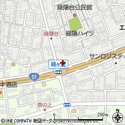ファミリーマート菊陽バイパス原水店周辺の地図