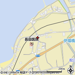 長崎県雲仙市瑞穂町伊福乙877周辺の地図