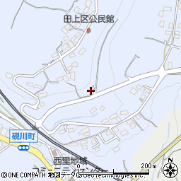 熊本県熊本市北区硯川町周辺の地図