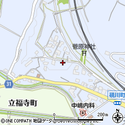 熊本県熊本市北区硯川町1006周辺の地図