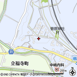 熊本県熊本市北区硯川町1001周辺の地図