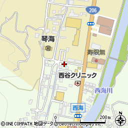 長崎県長崎市西海町1698周辺の地図