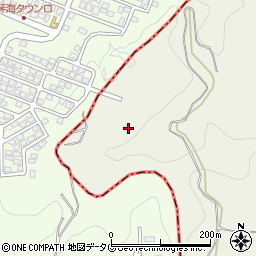 長崎県西彼杵郡時津町子々川郷172周辺の地図