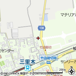 熊本銀行菊陽支店周辺の地図