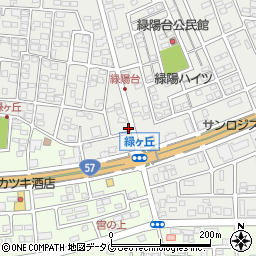 熊本県菊池郡菊陽町原水1186-10周辺の地図