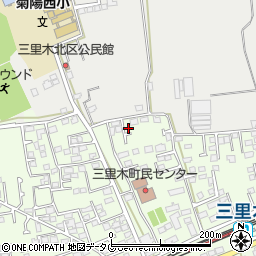 熊本県菊池郡菊陽町津久礼2965-15周辺の地図