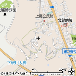 熊本県熊本市北区四方寄町1561周辺の地図