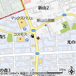 吉野家熊本光の森店周辺の地図