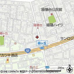 熊本県菊池郡菊陽町原水1186-9周辺の地図