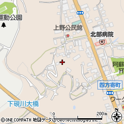 熊本県熊本市北区四方寄町1565周辺の地図