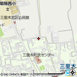 熊本県菊池郡菊陽町津久礼2965-27周辺の地図