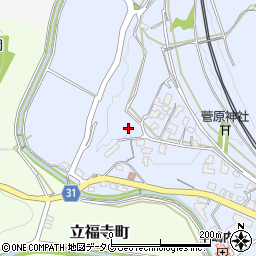 熊本県熊本市北区硯川町1021周辺の地図