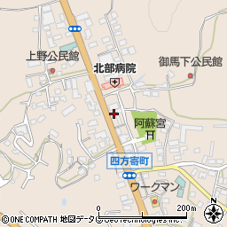 熊本県熊本市北区四方寄町1277-2周辺の地図