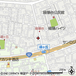 熊本県菊池郡菊陽町原水1186-8周辺の地図