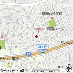熊本県菊池郡菊陽町原水1186-7周辺の地図