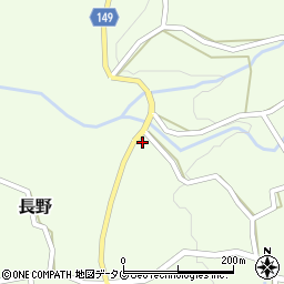 熊本県阿蘇郡南阿蘇村長野258周辺の地図