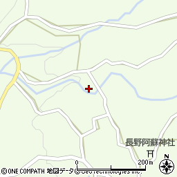 熊本県阿蘇郡南阿蘇村長野1176周辺の地図
