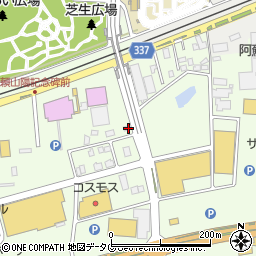 熊本県菊池郡菊陽町津久礼2525-4周辺の地図