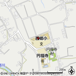 長崎県雲仙市瑞穂町西郷甲1165周辺の地図