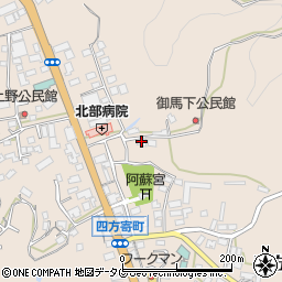 熊本県熊本市北区四方寄町1267周辺の地図