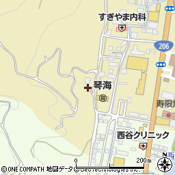長崎県長崎市琴海村松町1634-1周辺の地図