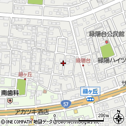 熊本県菊池郡菊陽町原水1190-8周辺の地図