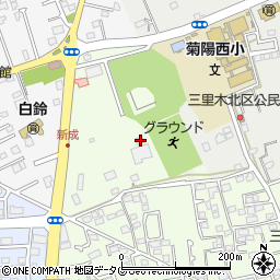 熊本県菊池郡菊陽町津久礼3190周辺の地図