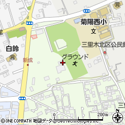 熊本県菊池郡菊陽町津久礼3005周辺の地図